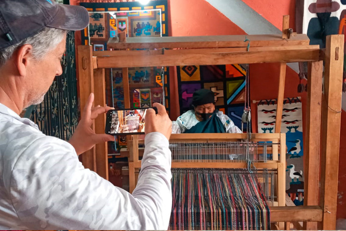 Visit the looms of Otavalo