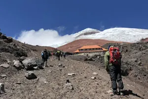 Hiking to José Rivas Refuge, a scenic adventure on Cotopaxi volcano