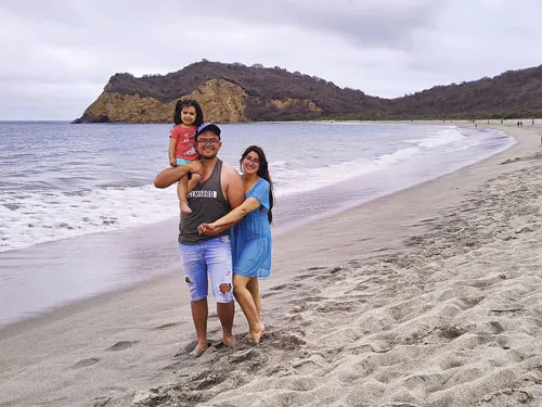 Los Frailes beach in Ecuador's Pacific Coast