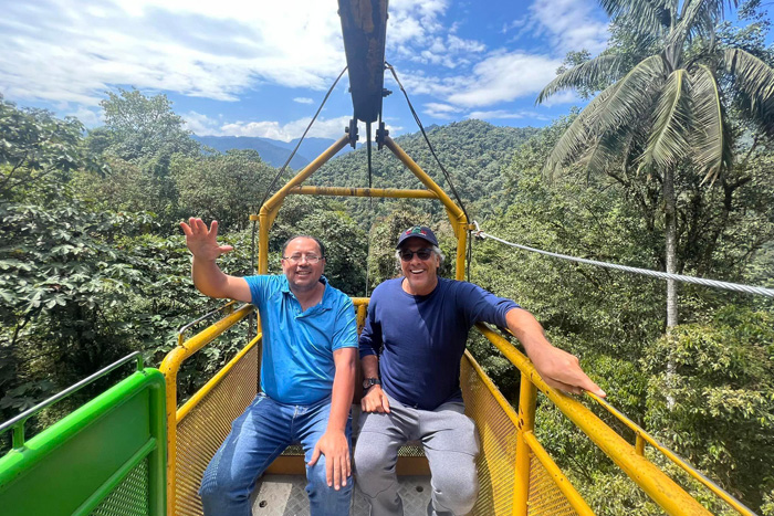 Tarabita cable car to Mindo Nambillo waterfalls